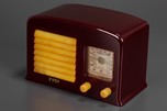 Fada 53 Catalin Radio in Rare Color Combo - Maroon with Yellow